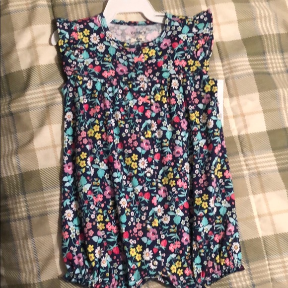 Carter's Other - Carter’s Strawberry Fields Romper
